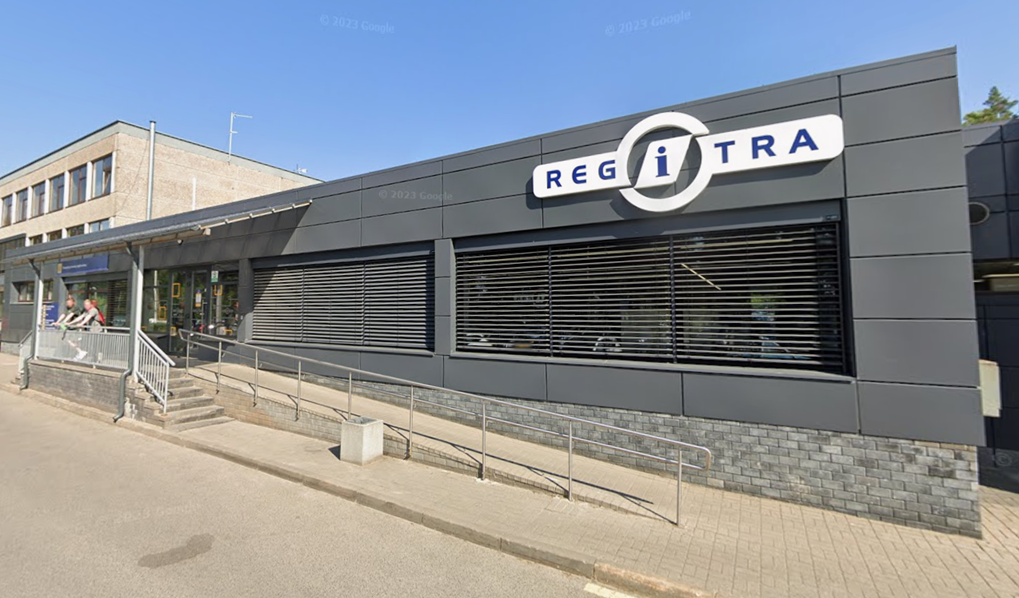 Regitra Vilnius Şubesinin dışarıdan fotoğrafı